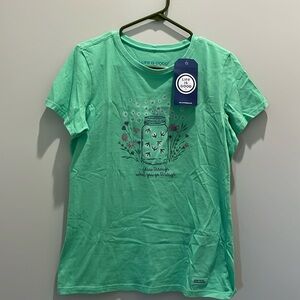 NWT Women’s Life Is Good short sleeve shirt